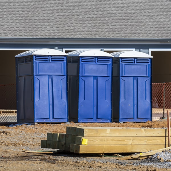 are there any restrictions on where i can place the porta potties during my rental period in Jamesville Virginia